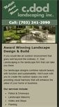 Mobile Screenshot of cdodlandscaping.com